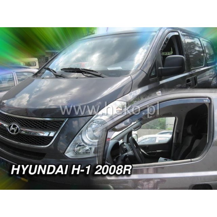 ΑΝΕΜΟΘΡΑΥΣΤΕΣ ΓΙΑ HYUNDAI H1 STAREX 4WD 4D 2007-2021 ΖΕΥΓΑΡΙ ΑΠΟ ΕΥΚΑΜΠΤΟ ΦΙΜΕ ΠΛΑΣΤΙΚΟ HEKO - 2 ΤΕΜ.