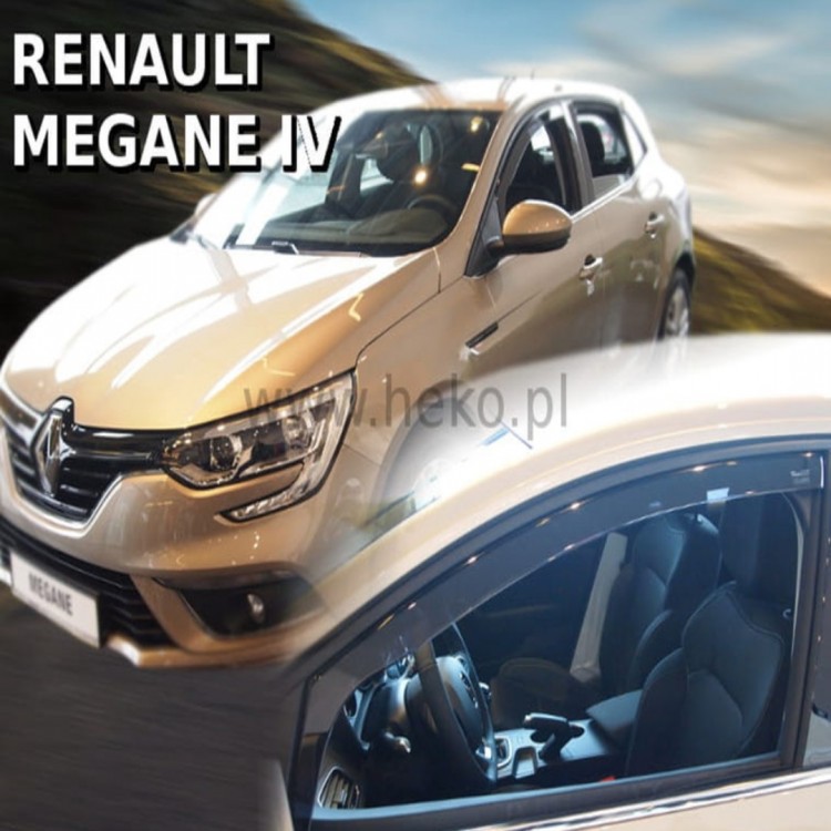 ΑΝΕΜΟΘΡΑΥΣΤΕΣ ΓΙΑ RENAULT MEGANE 5D 2016+ ΖΕΥΓΑΡΙ ΑΠΟ ΕΥΚΑΜΠΤΟ ΦΙΜΕ ΠΛΑΣΤΙΚΟ HEKO - 2 ΤΕΜ. ΑΝΕΜΟΘΡΑΥΣΤΕΣ ΓΙΑ RENAULT MEGANE 5D 2016+ ΖΕΥΓΑΡΙ ΑΠΟ ΕΥΚΑΜΠΤΟ ΦΙΜΕ ΠΛΑΣΤΙΚΟ HEKO - 2 ΤΕΜ.
