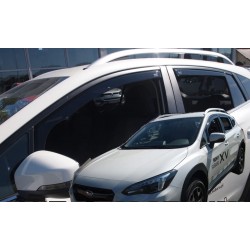 ΑΝΕΜΟΘΡΑΥΣΤΕΣ ΓΙΑ SUBARU XV 5D 2018+  ΣΕΤ ΑΥΤΟΚΙΝΗΤΟΥ ΑΠΟ ΕΥΚΑΜΠΤΟ ΦΙΜΕ ΠΛΑΣΤΙΚΟ HEKO - 4 ΤΕΜ.