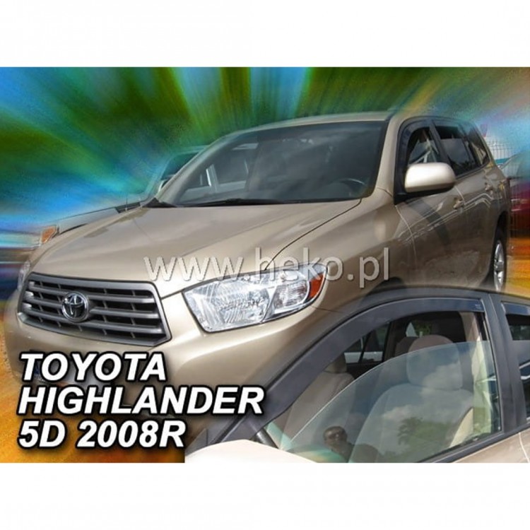 ΑΝΕΜΟΘΡΑΥΣΤΕΣ ΓΙΑ TOYOTA HIGHLANDER 5D 2007+ ΖΕΥΓΑΡΙ ΑΥΤΟΚΙΝΗΤΟΥ ΑΠΟ ΕΥΚΑΜΠΤΟ ΦΙΜΕ ΠΛΑΣΤΙΚΟ HEKO - 2 ΤΕΜ. ΑΝΕΜΟΘΡΑΥΣΤΕΣ ΓΙΑ TOYOTA HIGHLANDER 5D 2007+ ΖΕΥΓΑΡΙ ΑΥΤΟΚΙΝΗΤΟΥ ΑΠΟ ΕΥΚΑΜΠΤΟ ΦΙΜΕ ΠΛΑΣΤΙΚΟ HEKO - 2 ΤΕΜ.