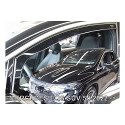 ΑΝΕΜΟΘΡΑΥΣΤΕΣ ΓΙΑ MERCEDES EQS SUV 5D 2022+? ΖΕΥΓΑΡΙ ΑΠΟ ΕΥΚΑΜΠΤΟ ΦΙΜΕ ΠΛΑΣΤΙΚΟ HEKO - 2 ΤΕΜ.