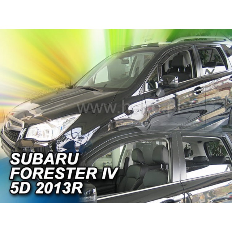 ΑΝΕΜΟΘΡΑΥΣΤΕΣ ΓΙΑ SUBARU FORESTER IV 5D 2013+ ΣΕΤ ΑΥΤΟΚΙΝΗΤΟΥ ΑΠΟ ΕΥΚΑΜΠΤΟ ΦΙΜΕ ΠΛΑΣΤΙΚΟ HEKO - 4 ΤΕΜ.