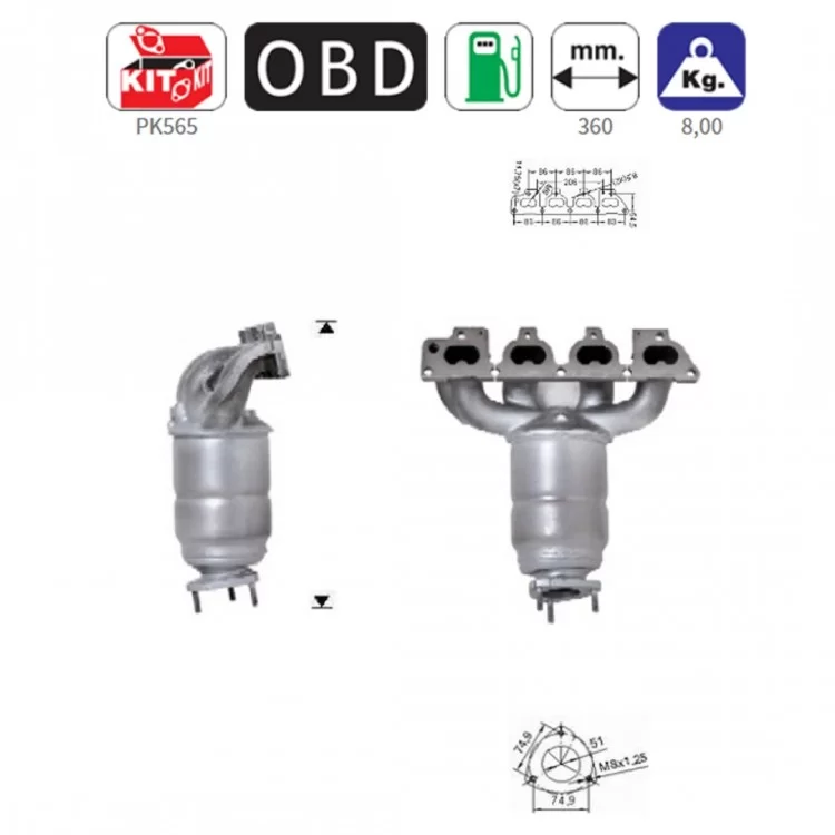 ΚΑΤΑΛΥΤΗΣ ΒΕΝΖΙΝΗΣ OPEL ASTRA G 1.6 2000-2004 / CORSA C 1.4 / MERIVA 1.6 2003+ / VECTRA 1.6 1999-2002 /ZAFIRA 1.6 1999+ ΚΑΤΑΛΥΤΗΣ ΒΕΝΖΙΝΗΣ OPEL ASTRA G 1.6 2000-2004 / CORSA C 1.4 / MERIVA 1.6 2003+ / VECTRA 1.6 1999-2002 /ZAFIRA 1.6 1999+