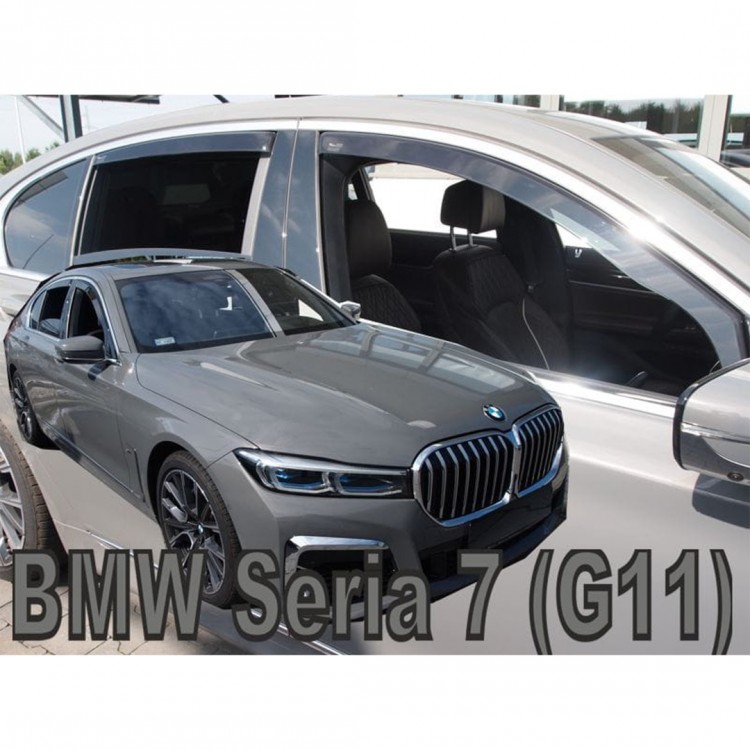 ΑΝΕΜΟΘΡΑΥΣΤΕΣ ΓΙΑ BMW 7 G11 4D 2015+ ΣΕΤ ΑΥΤΟΚΙΝΗΤΟΥ ΑΠΟ ΕΥΚΑΜΠΤΟ ΦΙΜΕ ΠΛΑΣΤΙΚΟ HEKO - 4 ΤΕΜ.