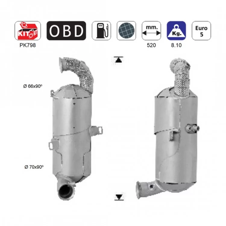 ΦΙΛΤΡΟ DPF ΣΙΛΙΚΟΝΟΥΧΟ ΚΑΡΒΙΔΙΟ SIC CITROEN C3/C4/BERLINGO - PEUGEOT PARTNER/207/208/301/308 1.6TD ΦΙΛΤΡΟ DPF ΣΙΛΙΚΟΝΟΥΧΟ ΚΑΡΒΙΔΙΟ SIC CITROEN C3/C4/BERLINGO - PEUGEOT PARTNER/207/208/301/308 1.6TD