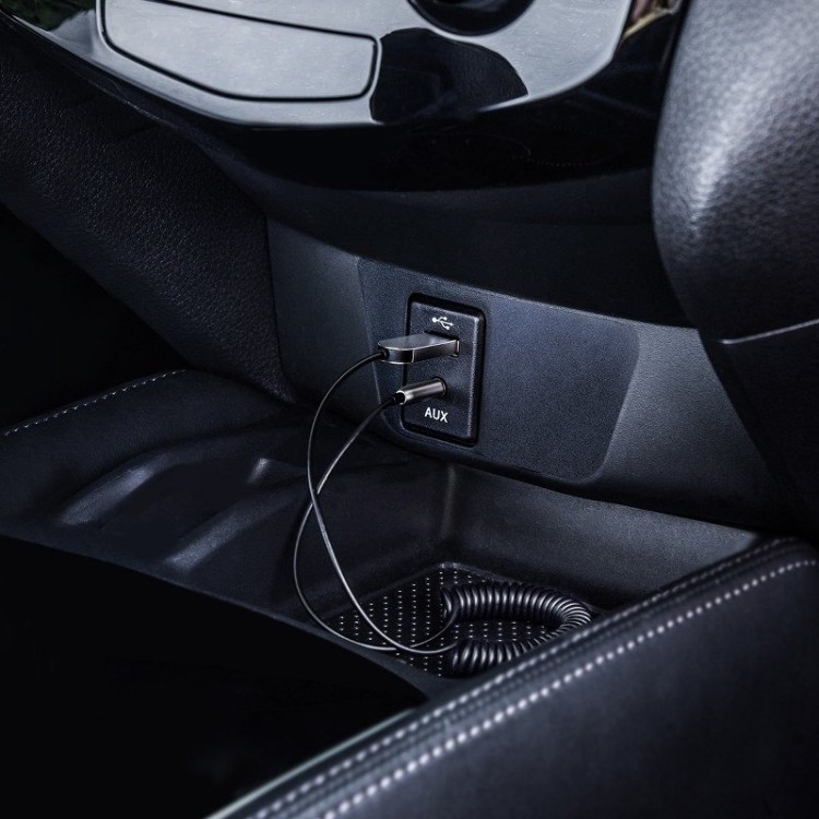 ΑΝΤΑΠΤΟΡΑΣ AUDIO BLUETOOTH 5.0 ΑΠΟ USB ΣΕ AUX ΜΑΥΡΟ ΣΠΙΡΑΛ AMIO - 1 τεμ. ΑΝΤΑΠΤΟΡΑΣ AUDIO BLUETOOTH 5.0 ΑΠΟ USB ΣΕ AUX ΜΑΥΡΟ ΣΠΙΡΑΛ AMIO - 1 τεμ.