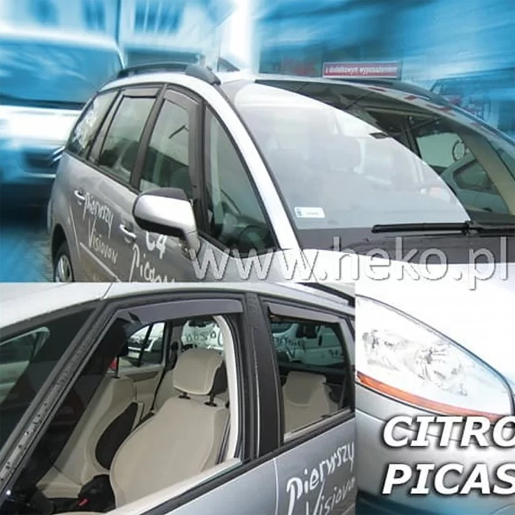 ΑΝΕΜΟΘΡΑΥΣΤΕΣ ΓΙΑ CITROEN C4 PICASSO MK1 5D 2006-2013 ΖΕΥΓΑΡΙ ΑΠΟ ΕΥΚΑΜΠΤΟ ΦΙΜΕ ΠΛΑΣΤΙΚΟ HEKO - 2 ΤΕΜ. ΑΝΕΜΟΘΡΑΥΣΤΕΣ ΓΙΑ CITROEN C4 PICASSO MK1 5D 2006-2013 ΖΕΥΓΑΡΙ ΑΠΟ ΕΥΚΑΜΠΤΟ ΦΙΜΕ ΠΛΑΣΤΙΚΟ HEKO - 2 ΤΕΜ.