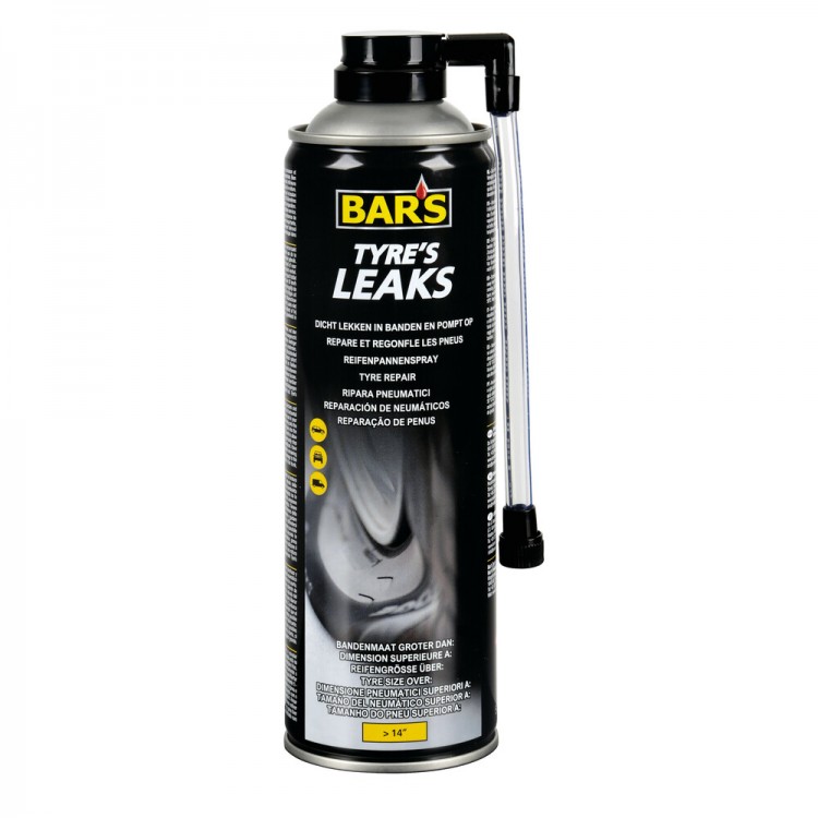 ΑΦΡΟΣ ΕΠΙΣΚΕΥΗΣ ΕΛΑΣΤΙΚΩΝ BAR'S TYRE'S LEAKS 500ml ΑΦΡΟΣ ΕΠΙΣΚΕΥΗΣ ΕΛΑΣΤΙΚΩΝ BAR'S TYRE'S LEAKS 500ml