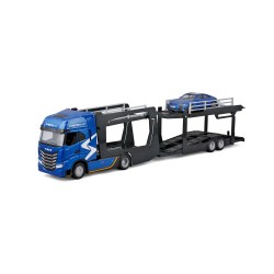 Lampa - Μινιατούρα νταλίκα Iveco S-Way με καρότσα αυτοκινήτων & Audi RS E-Tron 1:43 Burago - 1 τεμ. (L.BU31475) Lampa - Μινιατούρα νταλίκα Iveco S-Way με καρότσα αυτοκινήτων & Audi RS E-Tron 1:43 Burago - 1 τεμ. (L.BU31475)