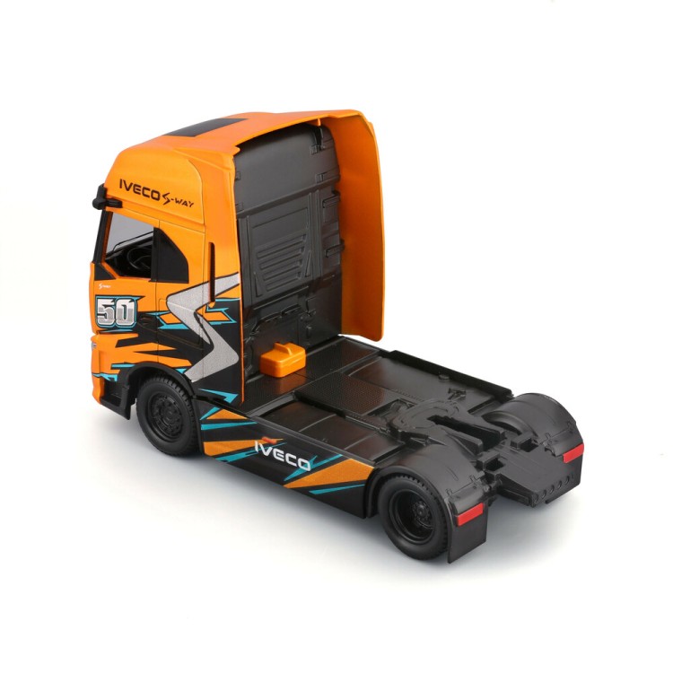 Lampa - Μινιατούρα νταλίκα Iveco S-Way 1:43 σε πορτοκαλί/μαύρο χρώμα Burago - 1 τεμ. (L.BU32208) Lampa - Μινιατούρα νταλίκα Iveco S-Way 1:43 σε πορτοκαλί/μαύρο χρώμα Burago - 1 τεμ. (L.BU32208)