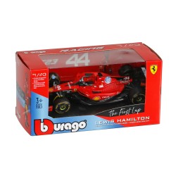 ΜΙΝΙΑΤΟΥΡΑ ΜΟΝΟΘΕΣΙΟ F1 FERRARI HAMILTON 1:43 BURAGO LAMPA 1ΤΕΜ.
