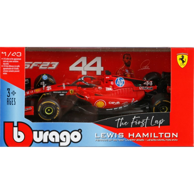 ΜΙΝΙΑΤΟΥΡΑ ΜΟΝΟΘΕΣΙΟ F1 FERRARI HAMILTON 1:43 BURAGO LAMPA 1ΤΕΜ. ΜΙΝΙΑΤΟΥΡΑ ΜΟΝΟΘΕΣΙΟ F1 FERRARI HAMILTON 1:43 BURAGO LAMPA 1ΤΕΜ.
