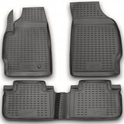 ΠΑΤΑΚΙΑ ΣΕ ΣΚΑΦΗ TPE ΛΑΣΤΙΧΟ ΓΙΑ FORD ESCAPE 2007+  ΣΕ ΑΝΘΡΑΚΙ ΣΚΟΥΡΟ ΓΚΡΙ ΧΡΩΜΑ NOVLINE - 3 ΤΕΜ.