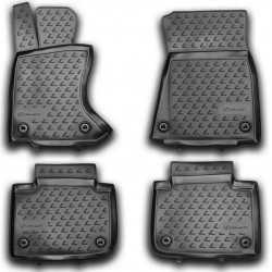 ΠΑΤΑΚΙΑ ΣΕ ΣΚΑΦΗ TPE ΛΑΣΤΙΧΟ ΓΙΑ LEXUS GS350 2012+  ΣΕ ΑΝΘΡΑΚΙ ΣΚΟΥΡΟ ΓΚΡΙ ΧΡΩΜΑ NOVLINE - 4 ΤΕΜ.