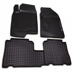 ΠΑΤΑΚΙΑ ΣΕ ΣΚΑΦΗ TPE ΛΑΣΤΙΧΟ ΓΙΑ CHEVROLET CAPTIVA 2006-2011  ΣΕ ΜΑΥΡΟ ΧΡΩΜΑ NOVLINE - 4 ΤΕΜ.