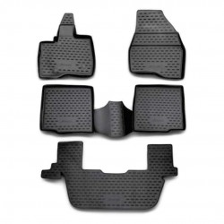 ΠΑΤΑΚΙΑ ΣΕ ΣΚΑΦΗ TPE ΛΑΣΤΙΧΟ ΓΙΑ FORD EXPLORER 2011-2014  ΣΕ ΑΝΘΡΑΚΙ ΣΚΟΥΡΟ ΓΚΡΙ ΧΡΩΜΑ NOVLINE - 5 ΤΕΜ.