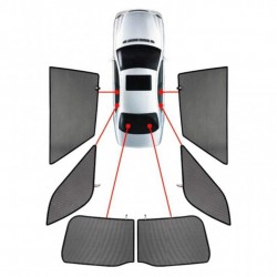 CarShades - ΚΟΥΡΤΙΝΑΚΙΑ ΜΑΡΚΕ CAR SHADES ΓΙΑ OPEL GRANDLAND 5D 2017+ - 6 ΤΕΜ. (PVC.VAU-GRAN-5-A)