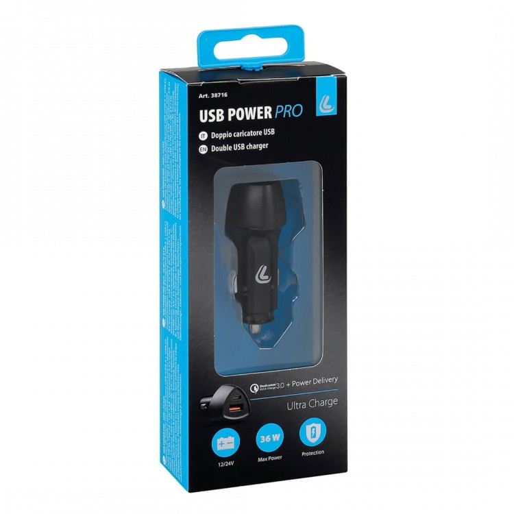 ΦΟΡΤΙΣΤΗΣ ΑΝΑΠΤΗΡΑ ΜΕ 2 USB-C/USB- A 12/24V 36W LED FAST CHARGE ΦΟΡΤΙΣΤΗΣ ΑΝΑΠΤΗΡΑ ΜΕ 2 USB-C/USB- A 12/24V 36W LED FAST CHARGE