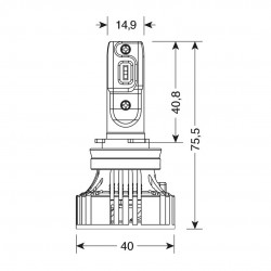 H8/H9/H11/H16 9-32V 6.500K 6.000lm 72W PGJ19-X HALO LED SERIE 7 COMPACT 8LED CREE 2ΤΕΜ. LED KIT H8/H9/H11/H16 9-32V 6.500K 6.000lm 72W PGJ19-X HALO LED SERIE 7 COMPACT 8LED CREE 2ΤΕΜ. LED KIT