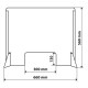 ΠΡΟΣΤΑΤΕΥΤΙΚΟ ΔΙΑΧΩΡΙΣΤΙΚΟ ΤΖΑΜΙ PLEXIGLASS 3mm 66x56cm ΜΕ ΤΡΥΠΑ ΚΑΙ ΒΑΣΕΙΣ ΣΤΗΡΙΞΗΣ ΑΛΟΥΜΙΝΙΟΥ ΠΡΟΣΤΑΤΕΥΤΙΚΟ ΔΙΑΧΩΡΙΣΤΙΚΟ ΤΖΑΜΙ PLEXIGLASS 3mm 66x56cm ΜΕ ΤΡΥΠΑ ΚΑΙ ΒΑΣΕΙΣ ΣΤΗΡΙΞΗΣ ΑΛΟΥΜΙΝΙΟΥ