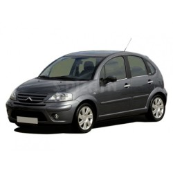 ΜΑΡΣΠΙΕ ΕΣΩΤΕΡΙΚΑ ΓΙΑ CITROEN C3 4D/5D 2002-2009 ΠΟΡΤΑΣ ΧΡΩΜΙΟ ΜΕΤΑΛΛΙΚΟ S-Dizayn - 4 τεμ
