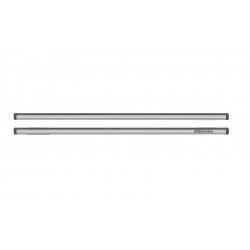 ΜΠΑΡΕΣ ΟΡΟΦΗΣ ΑΛΟΥΜΙΝΙΟΥ DELTA L SILVER 141 cm ΣΕ ΑΣΗΜΙ ΧΡΩΜΑ ΓΙΑ ΑΠΛΗ ΟΡΟΦΗ MENABO - 2 ΤΕΜ.