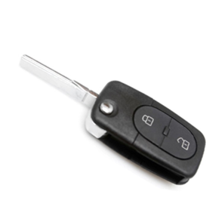 VW  ΑΝΑΔΙΠΛΟΥΜΕΝΟ ΑΝΤΑΛΛΑΚΤΙΚΟ ΚΛΕΙΔΙ ΜΕ ΚΑΛΥΜΜΑ 2 ΚΟΥΜΠΙΩΝ (ΜΙΚΡΗ ΜΠΑΤΑΡΙΑ / 1616) DGA - 1 ΤΕΜ.