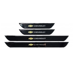 CHEVROLET ΜΑΡΣΠΙΕ ΕΣΩΤΕΡΙΚΑ ΑΥΤΟΚΟΛΛΗΤΑ (45x4cm X2 + 25x4cm X2)  ΜΕ ΕΠΙΚΑΛΥΨΗ ΕΠΟΞΕΙΔΙΚΗΣ ΡΥΤΙΝΗΣ 4ΤΕΜ