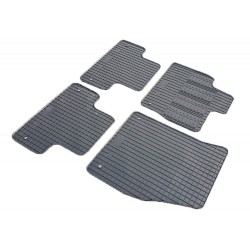 Cik - ΠΑΤΑΚΙΑ ΑΥΤΟΚΙΝΗΤΟΥ ΑΠΟ ΛΑΣΤΙΧΟ ΓΙΑ LAND ROVER RANGE ROVER EVOQUE 2011-2018 ΣΕ ΜΑΥΡΟ ΧΡΩΜΑ ΜΕ ΚΟΥΜΠΩΜΑΤΑ - 4 ΤΕΜ. (RM.LR.0001/CK)