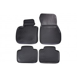 ΠΑΤΑΚΙΑ ΣΕ ΣΚΑΦΗ TPE ΛΑΣΤΙΧΟ ΓΙΑ BMW ΣΕΙΡΑ 2 ACTIVE TOURER F45 5D 2014+   ΣΕ ΜΑΥΡΟ ΧΡΩΜΑ NOVLINE - 4 ΤΕΜ.