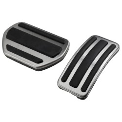 NTY - Σετ Πεντάλ για Αυτόματο Κιβώτιο για Citroen C3 / C4 / DS3 / DS4 και Peugeot 207 / 208 / 301 / 307 / 308 / 2008 με αντιολισθητική επιφάνεια για σταθερό πάτημα - 1 Σετ (EZC-PE-111)