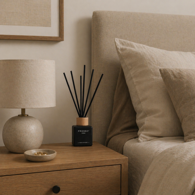 Fresso - Αρωματικό Χώρου με Στικ Molise 100 ml Premium Home Reed Diffuser με FlowScent, Μαύρο Γυάλινο Μπουκάλι και Μαύρα Στικ από Fiberglass - 1 Τεμ. (390020/FRE) Fresso - Αρωματικό Χώρου με Στικ Molise 100 ml Premium Home Reed Diffuser με FlowScent, Μαύρο Γυάλινο Μπουκάλι και Μαύρα Στικ από Fiberglass - 1 Τεμ. (390020/FRE)