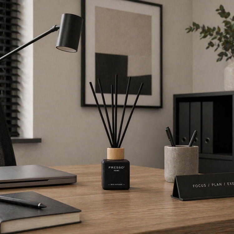 Fresso - Αρωματικό Χώρου με Στικ Molise 100 ml Premium Home Reed Diffuser με FlowScent, Μαύρο Γυάλινο Μπουκάλι και Μαύρα Στικ από Fiberglass - 1 Τεμ. (390020/FRE) Fresso - Αρωματικό Χώρου με Στικ Molise 100 ml Premium Home Reed Diffuser με FlowScent, Μαύρο Γυάλινο Μπουκάλι και Μαύρα Στικ από Fiberglass - 1 Τεμ. (390020/FRE)