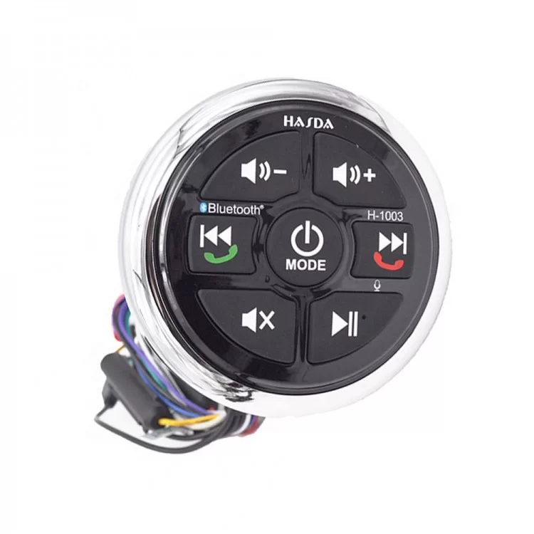 HASDA H-1003 ΑΔΙΑΒΡΟΧΟ ΣΤΡΟΓΓΥΛΟ ΜΑΥΡΟ BLUETOOTH CONTROLLER - A2DP HASDA H-1003 ΑΔΙΑΒΡΟΧΟ ΣΤΡΟΓΓΥΛΟ ΜΑΥΡΟ BLUETOOTH CONTROLLER - A2DP