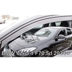 ΑΝΕΜΟΘΡΑΥΣΤΕΣ ΓΙΑ BMW ΣΕΙΡΑ 1 F70 5D 2024+ ΖΕΥΓΑΡΙ ΑΠΟ ΕΥΚΑΜΠΤΟ ΦΙΜΕ ΠΛΑΣΤΙΚΟ HEKO - 2 ΤΕΜ.