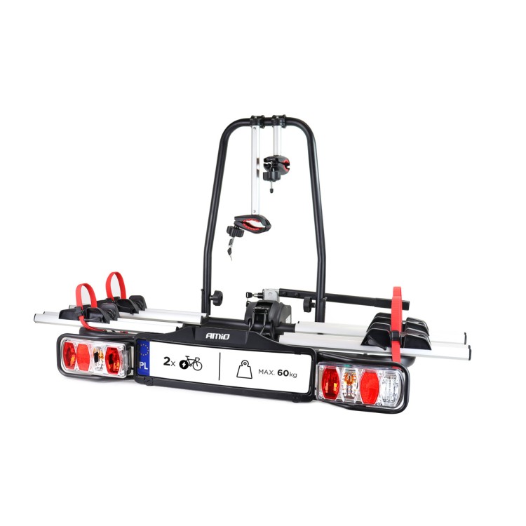 Amio – Βάση Ποδηλάτου Κοτσαδόρου TBC-02/2 για 2 E-Bike έως 60kg με Αναδίπλωση & Κλείδωμα για Ασφαλή Μεταφορά – 1 Τεμ. (02585/AM) Amio – Βάση Ποδηλάτου Κοτσαδόρου TBC-02/2 για 2 E-Bike έως 60kg με Αναδίπλωση & Κλείδωμα για Ασφαλή Μεταφορά – 1 Τεμ. (02585/AM)