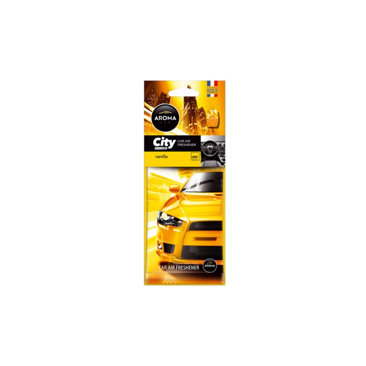 Amio – Αρωματικό Αυτοκινήτου Κρεμαστό Aroma City Card Vanilla για Φρεσκάδα & Καθημερινή Χρήση – 1 Τεμ. (A92669/AM) Amio – Αρωματικό Αυτοκινήτου Κρεμαστό Aroma City Card Vanilla για Φρεσκάδα & Καθημερινή Χρήση – 1 Τεμ. (A92669/AM)