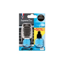 AMiO - Αρωματικό Αεραγωγού Αυτοκινήτου Aroma Supreme Duo Aqua Αεραγωγού με Ρύθμιση Έντασης (+50% Περιεχόμενο) - 1 Τεμ. (A92253/AM) AMiO - Αρωματικό Αεραγωγού Αυτοκινήτου Aroma Supreme Duo Aqua Αεραγωγού με Ρύθμιση Έντασης (+50% Περιεχόμενο) - 1 Τεμ. (A92253/AM)