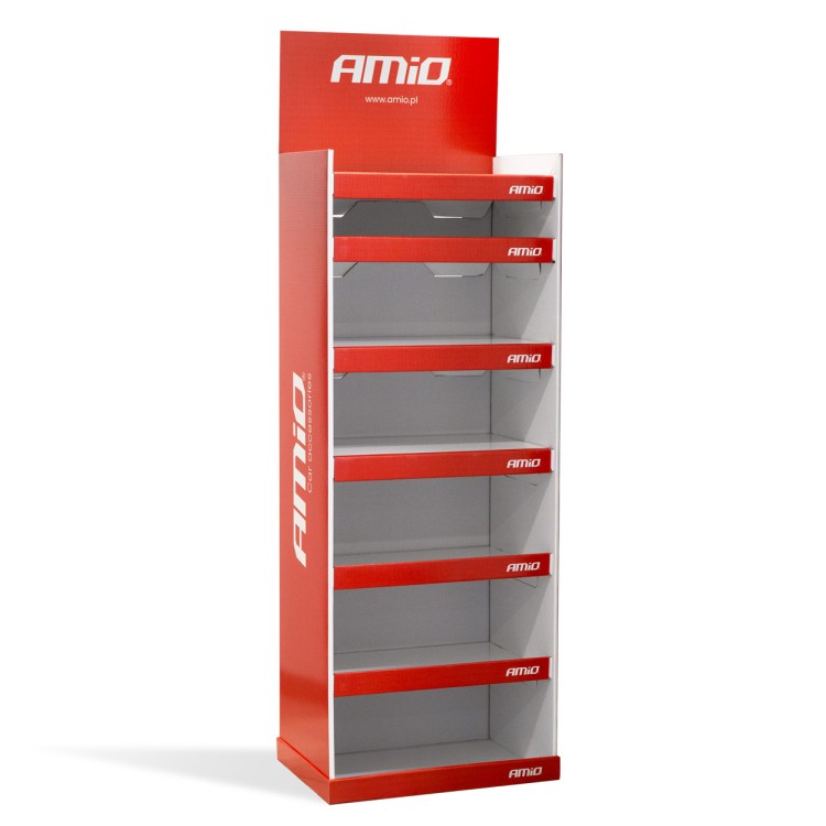 Amio – Σταντ Χαρτονένιο Εκθέτης 5 Ραφιών 60x152x40cm για Οργάνωση & Επαγγελματική Προβολή Προϊόντων – 1 Τεμ. (02995/AM) Amio – Σταντ Χαρτονένιο Εκθέτης 5 Ραφιών 60x152x40cm για Οργάνωση & Επαγγελματική Προβολή Προϊόντων – 1 Τεμ. (02995/AM)