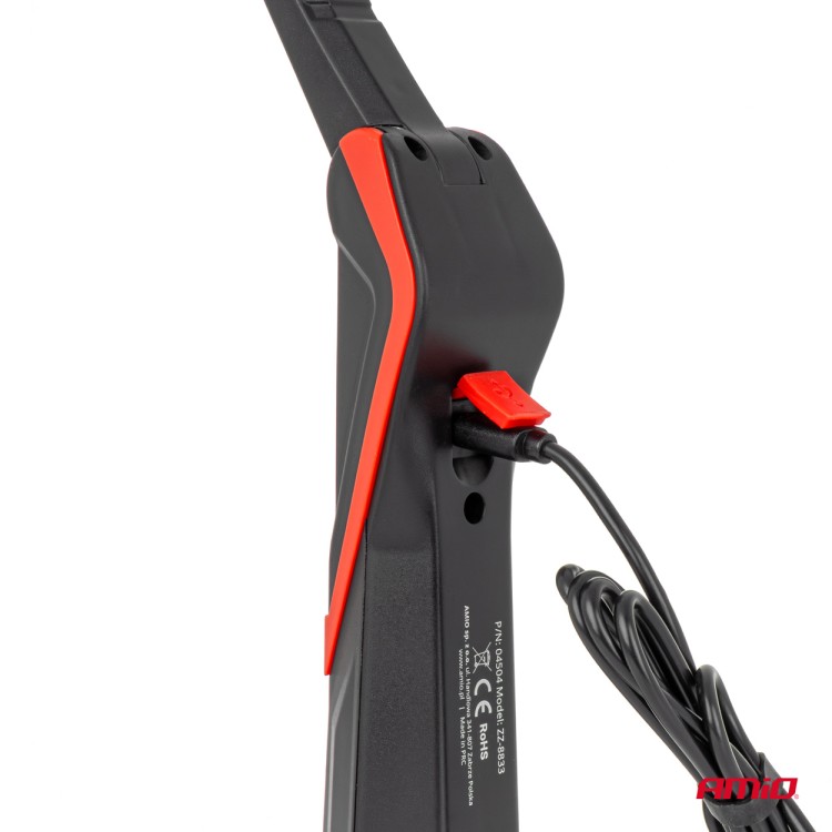 Amio – Φακός Εργασίας LED COB 5W USB-C 2600mAh με Μαγνήτη & Γάντζο για Ισχυρό Φωτισμό & Ευελιξία – 1 Τεμ. (04504/AM) Amio – Φακός Εργασίας LED COB 5W USB-C 2600mAh με Μαγνήτη & Γάντζο για Ισχυρό Φωτισμό & Ευελιξία – 1 Τεμ. (04504/AM)