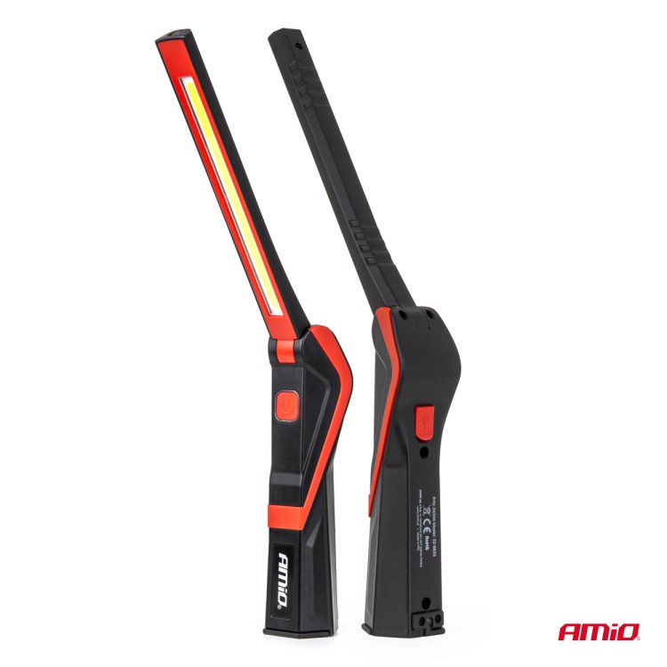 Amio – Φακός Εργασίας LED COB 5W USB-C 2600mAh με Μαγνήτη & Γάντζο για Ισχυρό Φωτισμό & Ευελιξία – 1 Τεμ. (04504/AM) Amio – Φακός Εργασίας LED COB 5W USB-C 2600mAh με Μαγνήτη & Γάντζο για Ισχυρό Φωτισμό & Ευελιξία – 1 Τεμ. (04504/AM)