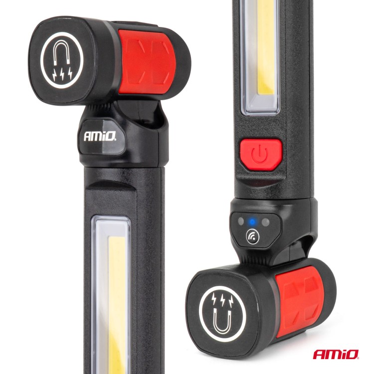 Amio – Φακός Εργασίας LED COB 10W USB-C 4400mAh με Διπλό Γάντζο & Μαγνήτη για Ισχυρό Φωτισμό & Μέγιστη Ευελιξία – 1 Τεμ. (04505/AM) Amio – Φακός Εργασίας LED COB 10W USB-C 4400mAh με Διπλό Γάντζο & Μαγνήτη για Ισχυρό Φωτισμό & Μέγιστη Ευελιξία – 1 Τεμ. (04505/AM)