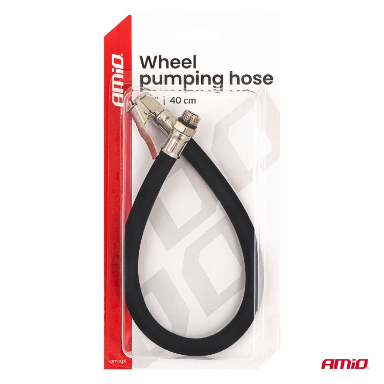 Amio – Σωλήνας Φουσκώματος Ελαστικού 1/4" 40cm με Standard Άκρα για Σταθερή Σύνδεση & Εύκολη Χρήση – 1 Τεμ. (04503/AM) Amio – Σωλήνας Φουσκώματος Ελαστικού 1/4" 40cm με Standard Άκρα για Σταθερή Σύνδεση & Εύκολη Χρήση – 1 Τεμ. (04503/AM)
