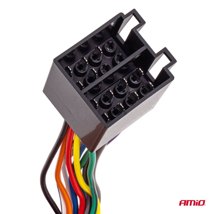 Amio – Φίσα ISO 13PIN Αρσενική CCA 12V 5A για Σταθερή Σύνδεση & Αξιόπιστη Λειτουργία Φωτισμού – 1 Τεμ. (04445/AM) Amio – Φίσα ISO 13PIN Αρσενική CCA 12V 5A για Σταθερή Σύνδεση & Αξιόπιστη Λειτουργία Φωτισμού – 1 Τεμ. (04445/AM)