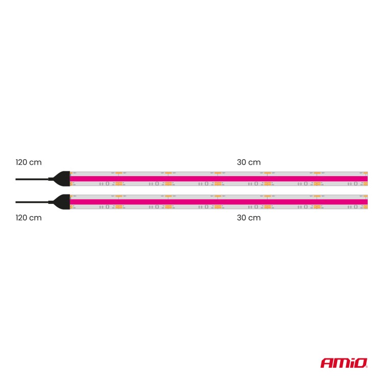 Amio – Ταινία LED COB 12V Ροζ 2x30cm Flexible για Εντυπωσιακό Εσωτερικό Φωτισμό & Easy Install – Σετ 2 Τεμ. (04570/AM) Amio – Ταινία LED COB 12V Ροζ 2x30cm Flexible για Εντυπωσιακό Εσωτερικό Φωτισμό & Easy Install – Σετ 2 Τεμ. (04570/AM)