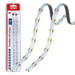 Amio – Ταινία LED COB 12V Μπλε 2x30cm Flexible για Εντυπωσιακό Εσωτερικό Φωτισμό & Easy Install – Σετ 2 Τεμ. (04571/AM)