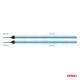 Amio – Ταινία LED COB 12V Μπλε 2x30cm Flexible για Εντυπωσιακό Εσωτερικό Φωτισμό & Easy Install – Σετ 2 Τεμ. (04571/AM)