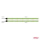 Amio – Ταινία LED COB 12V Πράσινη 2x30cm Flexible για Εντυπωσιακό Εσωτερικό Φωτισμό & Easy Install – Σετ 2 Τεμ. (04573/AM)