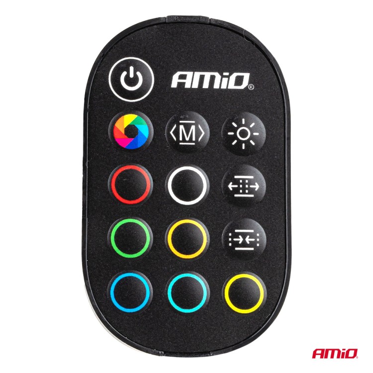 Amio – Ταινία LED RGB 12V 2x30cm Flexible με Τηλεχειριστήριο για Πολύχρωμο Εσωτερικό Φωτισμό & Easy Control – Σετ 2 Τεμ. (04579/AM) Amio – Ταινία LED RGB 12V 2x30cm Flexible με Τηλεχειριστήριο για Πολύχρωμο Εσωτερικό Φωτισμό & Easy Control – Σετ 2 Τεμ. (04579/AM)