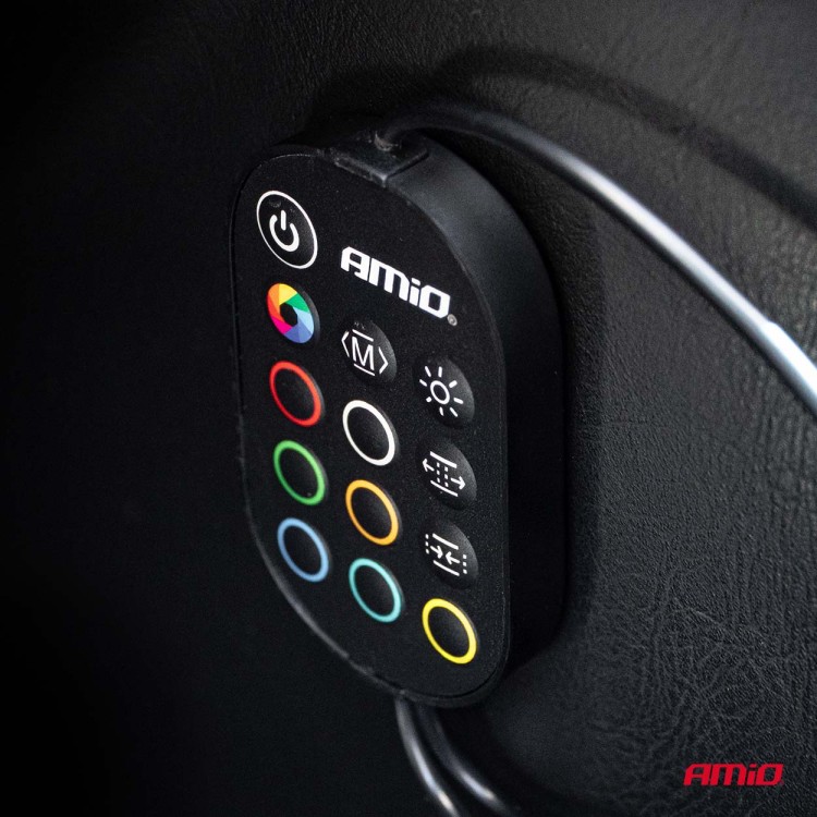 Amio – Ταινία LED RGB 12V 2x30cm Flexible με Τηλεχειριστήριο για Πολύχρωμο Εσωτερικό Φωτισμό & Easy Control – Σετ 2 Τεμ. (04579/AM) Amio – Ταινία LED RGB 12V 2x30cm Flexible με Τηλεχειριστήριο για Πολύχρωμο Εσωτερικό Φωτισμό & Easy Control – Σετ 2 Τεμ. (04579/AM)